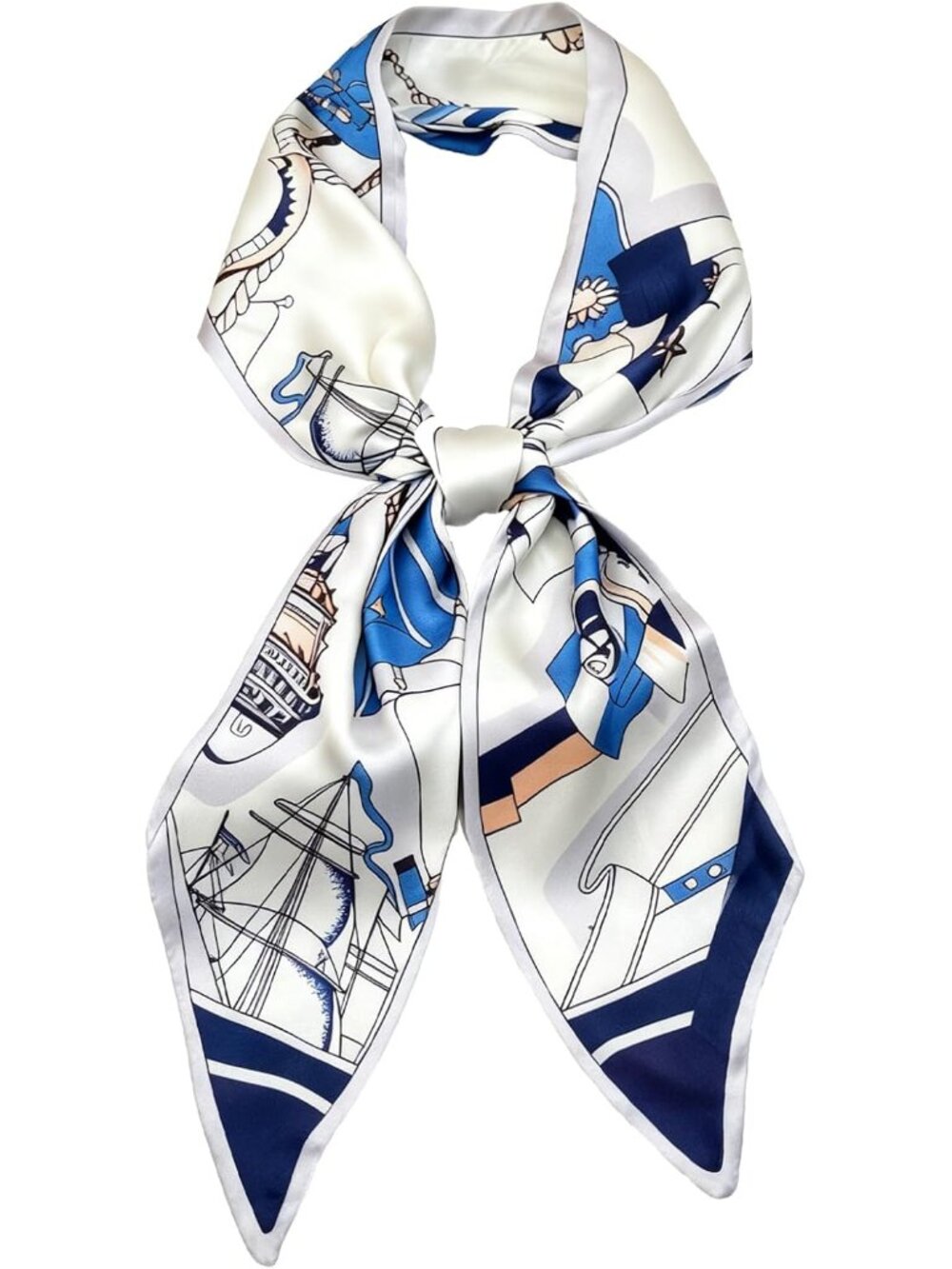 Fashion Scarf for Women - 58" Long Skinny Scarf Lightweight, Luxurious Silk Feel
